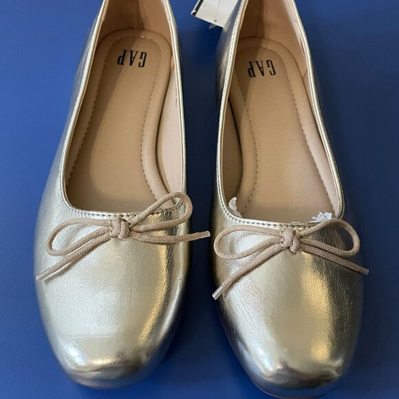 GAP Gold Flats with Bow Detail - Picture 7 of 10